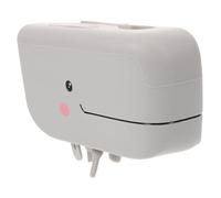 COOLHIYA Faucet Protective Cover for Bathtub Spout Silicone Whale Design Safety Bath Accessory Prevents Bumps During Bath Easy to Install and Clean