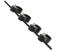 COOLHIYA Finger Expander Abs and Silicone Material Finger Training Device with Elastic Connecting Rod Black for Guitar and Piano for Beginners and Advanced Players for Music Practice