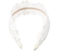COOLHIYA Headband Charming Comfortable Wide Fabric and for Lace Elegant Women Material Decorative Design, for Family Gathering Party Wear