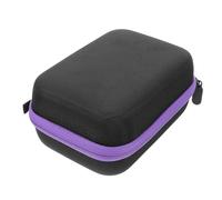 COOLHIYA Insulin Vial Organizer Bag with 15 Slots, Eva Fabric Storage Case for Insulin Vials to 10ml, Design and Insulating Protector for Fridge and Outdoor Activities