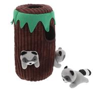 COOLHIYA Interactive Plush Burrow Pet for Dogs and Cats, Fulfilling Digging Instincts and Brain Teaser, Soft Squeaky Chew for Home and Multicat Households