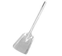COOLHIYA Iron Sturdy Shovel Long Coal Multi-Functional with Handle and Heavy Duty Thickened Design for Ash and Coal Spade to Efficiency Party Use Kitchen