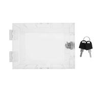 COOLHIYA Lockable Thermostat Cover with Key Lock, Acrylic Guard for Wall Thermostats, Safety Solution for Office and Home, Resistant to Dust and Moisture