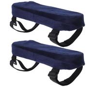 COOLHIYA Memory Foam Armrest Covers with Non-Slip Design and Hidden Zipper 2Pcs Elbow Cushions for Gaming and Wheelchair Desk Chairs
