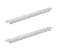 COOLHIYA Metal Steam Table Food Divider Bars 10 Inch Stainless Steel Hotel Pan Support Rods for Commercial Kitchen and Catering with Full and Fractional Size Pans