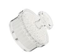 COOLHIYA Multi-Function Manual Facial Brush for Skin Cleansing and Exfoliating, White PP Material with Blood Circulation and Pressure Facilitation, for Travel and Home Use