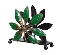 COOLHIYA Napkin Holder: Freestanding Leaf Napkin Holder Rustic Tissue Dispenser Paper Towel Storage Rack for Wedding Holiday Party Dining Table Decor
