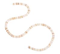 COOLHIYA Natural Freshwater Shell Beads Flat Round Disc for Jewelry Making Shiny Pearl Beads Crafting Accessories for Bracelets Necklaces Earrings DIY