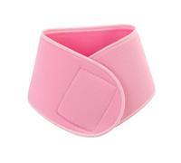 COOLHIYA Neck Moisturizing Gel Pad Reusable Stretchable Neck Therapy Wrap for Skin Hydration Enhances Blood Flow Collagen Production for Home Use Pink