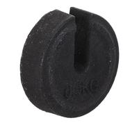 COOLHIYA Orthopedic Traction Iron Slotted Weight 0.5kg Black Hooked Counterweight for Orthopedic Devices and Industrial Scales Clinical Use for Doctors