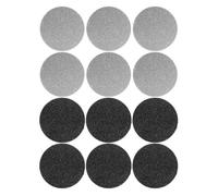 COOLHIYA Pedicure Replacement Grinding Stone Material 12pcs Reusable Foot File Replacement to Remove Dead Skin for Electric Foot File Suitable for Home and Salon Use