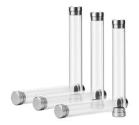 COOLHIYA Pencil Case Acrylic Pen Packaging Box Sturdy Design for Ballpoint Pens Birthday Storage and Awards Display 6pcs Set