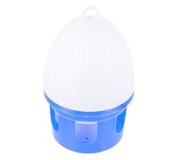 COOLHIYA Portable Dove Water Kettle for Pigeon with Sturdy Design and Removable Blue Pvc round Water Feeder for Bird Cages and Poultry Buckets
