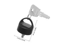 COOLHIYA Portable Electric Wheelchair and Mobility Scooter Key Replacement Made of Sturdy Stainless Steel, Easy to Store and Not Easy to Deform, Security Accessory for Elderly Individuals