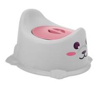 COOLHIYA Portable Training Potty Chair with Cartoon Seal Design, Hard-Wearing Pp Material, Thickened Toilet, Suitable for Home and Car Use, Serviceable Mini Potty for Boys