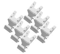 COOLHIYA Price Tag Clips Portable Multi-Functional with Iron Plating 6pcs Silver Display Label Clamps and Fine Workmanship Price Tag Holders for Shops and Business Exhibition