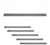 COOLHIYA Pvc Shelf Dividers L Shape with Rubber Magnetic Strip 6pcs Easy to Install and Stable Supermarket Shelf Organisers Storage Separators and Closets