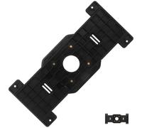 COOLHIYA Rear View Mirror Back Plate Panel Dash Cam Mount Replacement for Most Cars Black Plastic Car Rearview Mirror Bracket with Reliable Fit