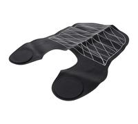 COOLHIYA Reusable Black Leather Hairdressing Neck Tray for Hair Perming and Dyeing, Solid Design Suitable for Barbers in Professional Salons and Ordinary Families