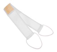 COOLHIYA Reusable Exfoliating Loofah Shower Washcloth Made from Natural Loofah Sponge and Cotton Fabric, for Body Exfoliating During Weekend Stays in Hotels Or Camping