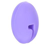 COOLHIYA Silicone Thermometer Clip for Cooking Probes, Versatile Kitchen Tool Fits Most Thermometers, Purple Scratch-proof Pot Side Clip for Baking, Frying, and Barbecue Temperature