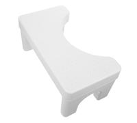 COOLHIYA Slip Bathroom Squatting Footstool for Adults Thickened Non Slip Toilet Step Stool for Optimal Squatting Posture Space Saving Compact Design Multi Use Home Potty Stool