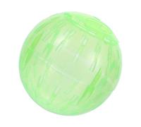 COOLHIYA Small Pet Exercise Ball for Hamsters Green Plastic Interactive Rolling Safe Sturdy Design for Healthy Pet Activity and Easy Cleaning