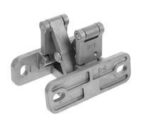 COOLHIYA Stainless Steel Heavy Duty Hidden Cabinet Hinge Invisible Design Exceptional Strength Silent Performance for Bookcases Fences and Fire Extinguisher Cabinets