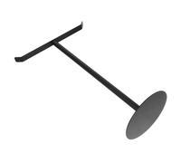 COOLHIYA Standing Towel Rack with Balanced Base Iron T Hand Towel Holder for Bathroom and Kitchen Space Saving Vertical Design Compact and Smooth Surface