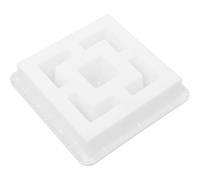 COOLHIYA Stone Molds Brick Mold Plastic for Concrete Lattice Window Stones, Easy to Clean, Garden and Balcony Decoration, Path DIY for First-time DIY Users