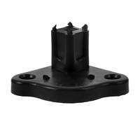 COOLHIYA Sturdy to and Black Carry Store Pp Poles Easy Material Support Bracket Tent Feet Base for Stable Outdoor Rv Awning Camping Outdoor Adventure