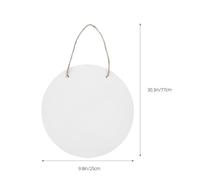 COOLHIYA Sublimation Blank Versatile Placement 10 Inch Door Hanger Sign Circular Made of Density Board with Jute Rope and Easy Hanging for Room Doors Or Wall Position near The Entrance