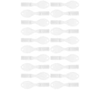 COOLHIYA Toothbrushes Plastic for Inmates Portable Prison 20pcs Soft Nylon Bristles and Compact Design, Effective Cleaning Mini Short Handle Oral Care Personal