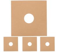 COOLHIYA Vinyl Record Case 4Pcs Paper Protective Sleeves for 12-inch Vinyl Record Storage, Ventilated Storage Solution for Album Cover