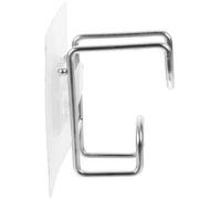 COOLHIYA White Carbon Steel Potty Toilet Seat Holder Hook for Potty Training Seat Organizing and Space Saving Bathroom Storage Hanger