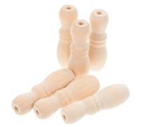 COOLHIYA Wooden Cord Tassels 6Pcs Vase-Shaped Blind Pull Knobs for Window Blinds and Curtain Hanging Home Window Accessories