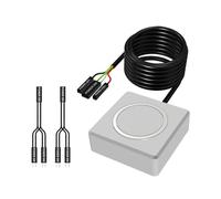 COOLHOOD 2 Desktop Power Button Extender with Tool-Free Installation ABS for Multiple PCs External Computer Power Switches Extension Button for Effortless Desktop