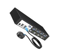 COOLHOOD 4 Port USB KVM Change Commercial Metal Housing Against Radiation Protect with Stereophonic Sound and Pickup for Extreme Temperatures USB KVM Change