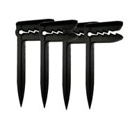 COOLHOOD 4Pcs Mat Anchors Stakes Clamps Picnics Blanket | Windproof Towel Clip Beach Mat Holder Blanket Rack Towel Sand Camping Tool Enduring
