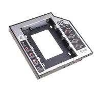 COOLHOOD 9.5mm 12.7mm Aluminum Laptop Hard Drives Caddys for Optical Bay with Efficient Heat Management Heat Dissipation Caddys