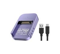 COOLHOOD Aluminum External Hard Disk Enclosure 10Gbps USB3.2 Online Reading Writing Speed Case for NVME Docking Station for Aluminum Hard Disk Case