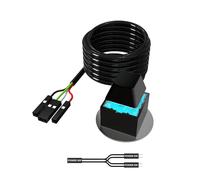 COOLHOOD External Power Switches Cable ABS Materials Compact Design for Desktop Startup Control Button Extended Tool Compatible Computer Start