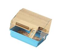 COOLHOOD MultiFunctional Hamster House with Removable Base Clear Designs Ventilated Pet Cage Shelter Place for Gerbils Hamster Cage