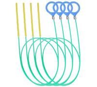 COOLHOOD Multipurpose Drain Cleaning Rods 4PCS Set Flexible Spirals Tool for Sink Shower Clog Removal Efficient Cleaner Kitchen Sink Clog Remover