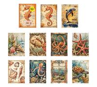 COOLHOOD Naval Journey Collection 40gsm Thin Paper 3.94x5.51 in Twelve Hundred Handwriting Practice and Photo Album Embellishment Field Glasses PET Craft Paper