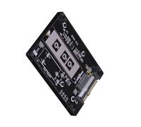 COOLHOOD NVMe to U.2 SSD Converter Enclosure, Adapter Board with Aluminum Alloy Case for Desktop Drive Bay Upgrade Work Projects
