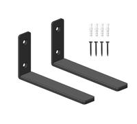 COOLHOOD Reinforced Soundbar Mounting Systems with Tool Easy Installation for Best Acoustics & Floor Space Conservation Use Speakers Wall Mount Bracket Adjustable Height Angles