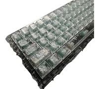 COOLHOOD Side Printed Keycaps Carbon Texture Desktop Toner Keycap Double Shot Keycap 119 for Gaming Keyboard Gaming Keyboard Keycaps