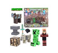 (Coolie Fear Set) Minecraft Assembly Action Figures Home Decor