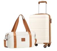 COOLIFE 55×35×20 Cabin Suitcase and Ryanair Bag 40x20x25-20L Set, Ryanair Cabin Bag with ABS Hard Shell, Lightweight Carry On Suitcase Included TSA Lock & 4 Wheels, for Easyjet, Paid Hand Luggage